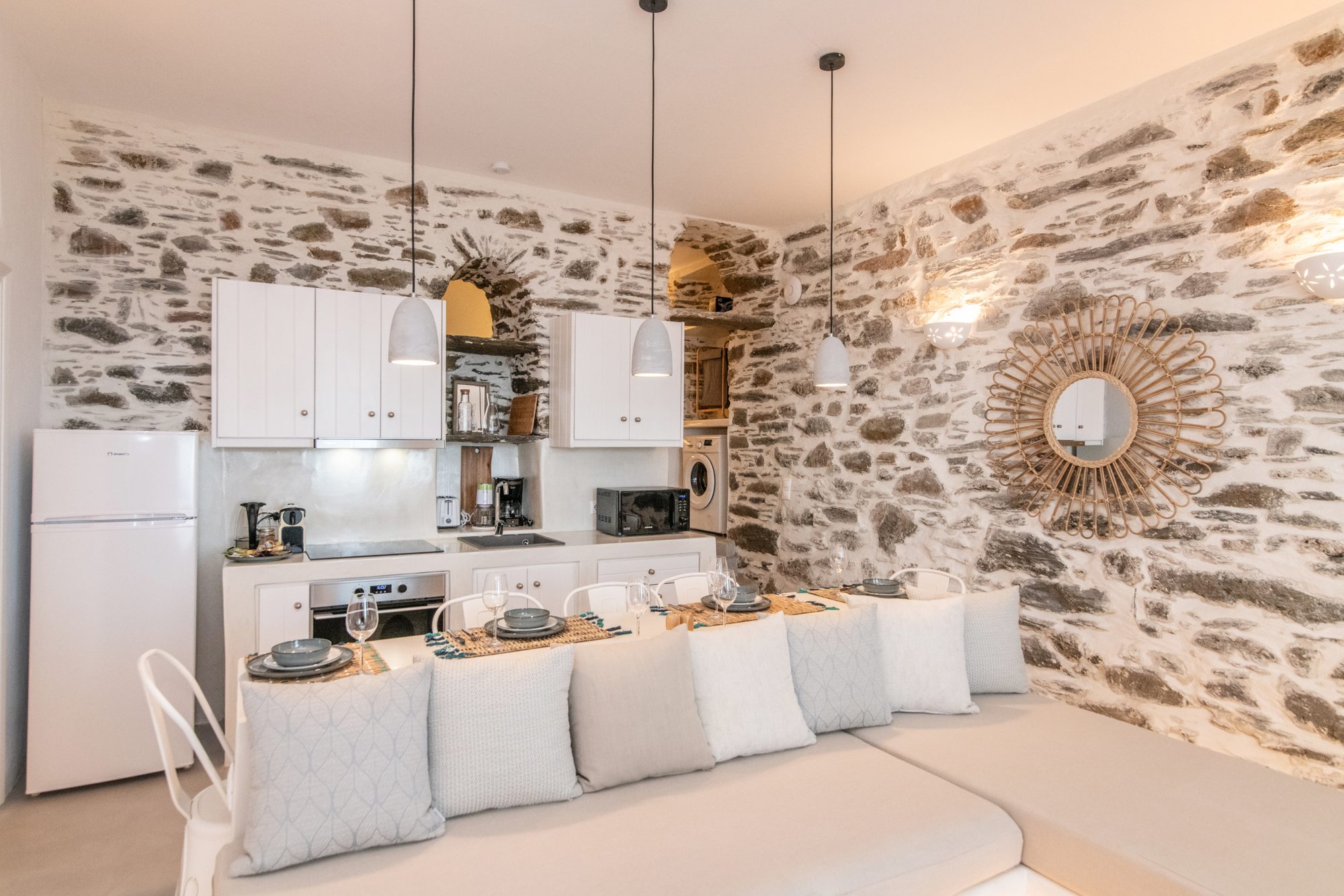 Sofa to kitchen